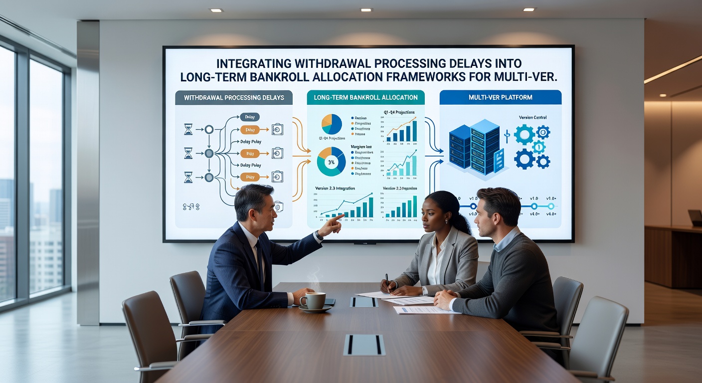 Flow diagram of bankroll layers including play funds, withdrawal float and reserve allocations